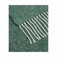 Carica l'immagine nel visualizzatore della galleria, Super Soft Babele Herringbone - Plaid in Cotone Riciclato | Pino - 130x170 cm