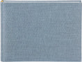 Carica l'immagine nel visualizzatore della galleria, Album fotografico 22x16 36 pagine bianche blu-grigio