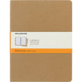 Carica l'immagine nel visualizzatore della galleria, Moleskine Coloring Cahier XL Kraft a righe - formato e copertina