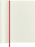 Carica l'immagine nel visualizzatore della galleria, Moleskine Classic Large a righe copertina morbida rosso scarlatto