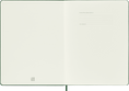 Carica l'immagine nel visualizzatore della galleria, Moleskine Classic XL a righe copertina rigida verde mirto