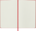 Carica l'immagine nel visualizzatore della galleria, Moleskine Classic Large a quadretti copertina rigida rosso scarlatto
