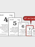 Carica l'immagine nel visualizzatore della galleria, CALENDARIO FILOSOFICO 2027 - A7 MIDI 7,4 x 10,5 CM - CON SUPPORTO IN CARTONE