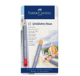Carica l'immagine nel visualizzatore della galleria, Matite acquarellabili Goldfaber Aqua 12 colori in astuccio metallo