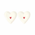 Carica l'immagine nel visualizzatore della galleria, Set 2 piatti Cuore Rosso 12 cm Simple Day