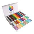 Carica l'immagine nel visualizzatore della galleria, Valigetta Maxi 108 Colori Pastelli a matita Tinta Unita Colori classici fluo pastello