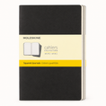 Carica l'immagine nel visualizzatore della galleria, Moleskine Cahier Large 13x21 cm a quadretti nero set da 3