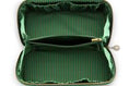 Carica l'immagine nel visualizzatore della galleria, Cyrille Cosmetic Bag Medium – Jaipur Flower Khaki-Green