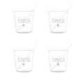 Carica l'immagine nel visualizzatore della galleria, Simple Day Set 4 Bicchierini Espresso