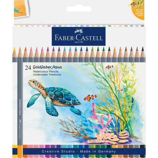 Pastelli Goldfaber Aqua 24 colori