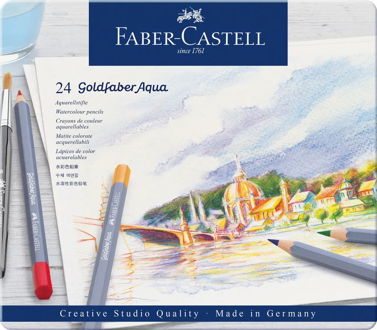 Matite Acquarellabili Goldfaber Aqua 24 colori