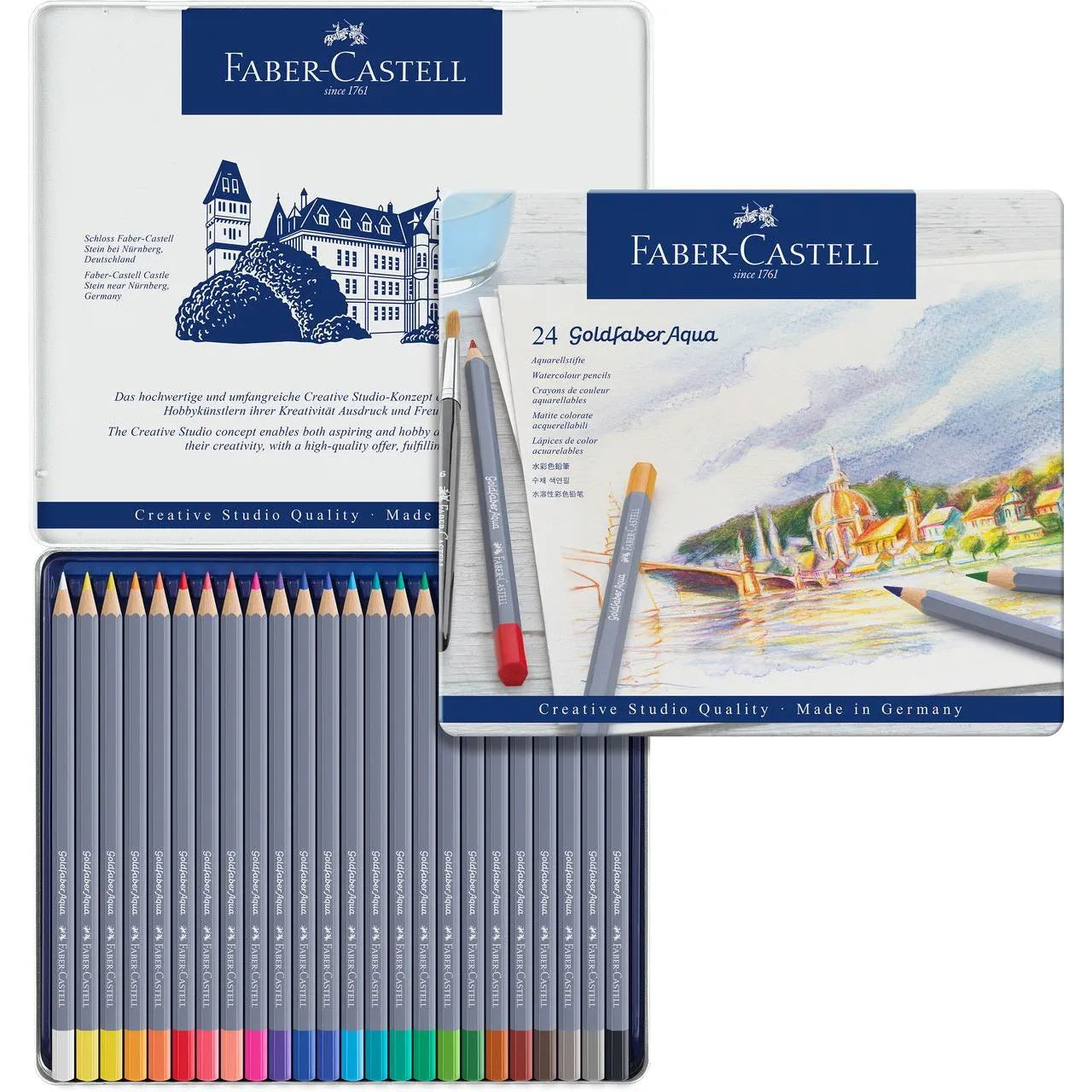 Matite Acquarellabili Goldfaber Aqua 24 colori