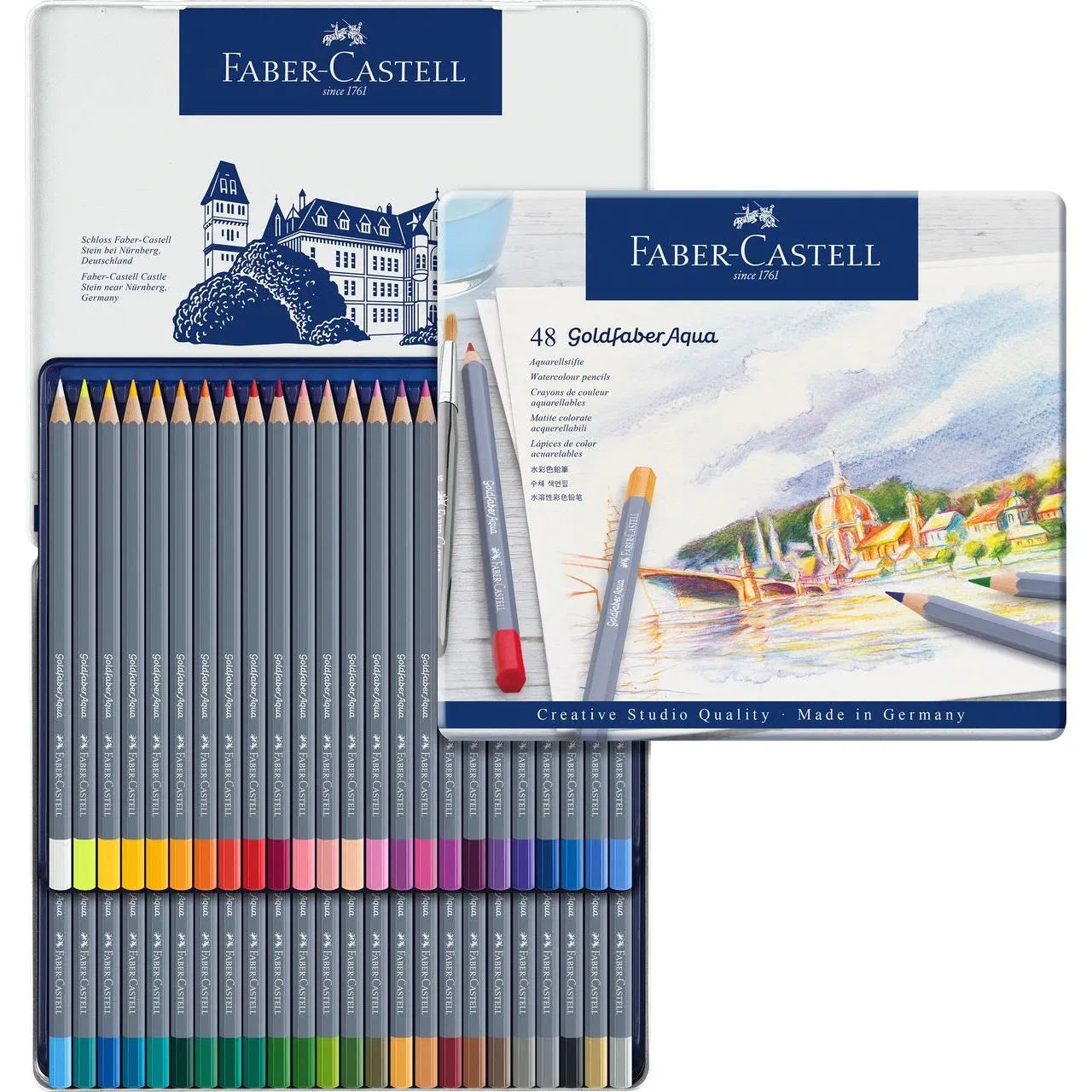 Matite Acquarellabili Goldfaber Aqua 48 colori