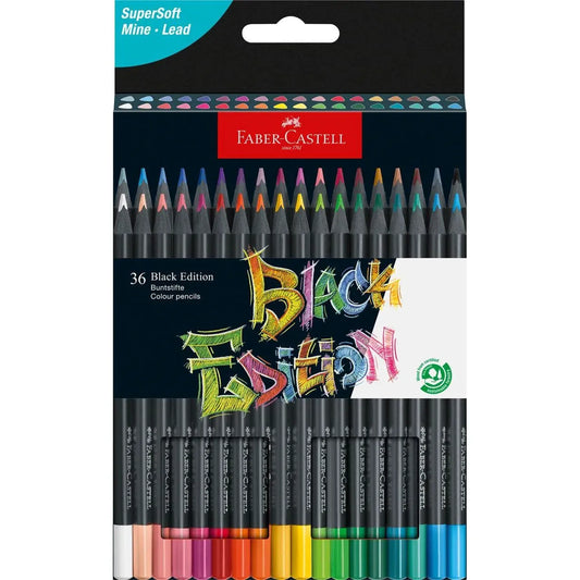 Matite colorate Black Edition Faber-Castell 36 colori