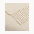 Carica l'immagine nel visualizzatore della galleria, Super Soft Babele Herringbone - Plaid in Cotone Riciclato | Perla
