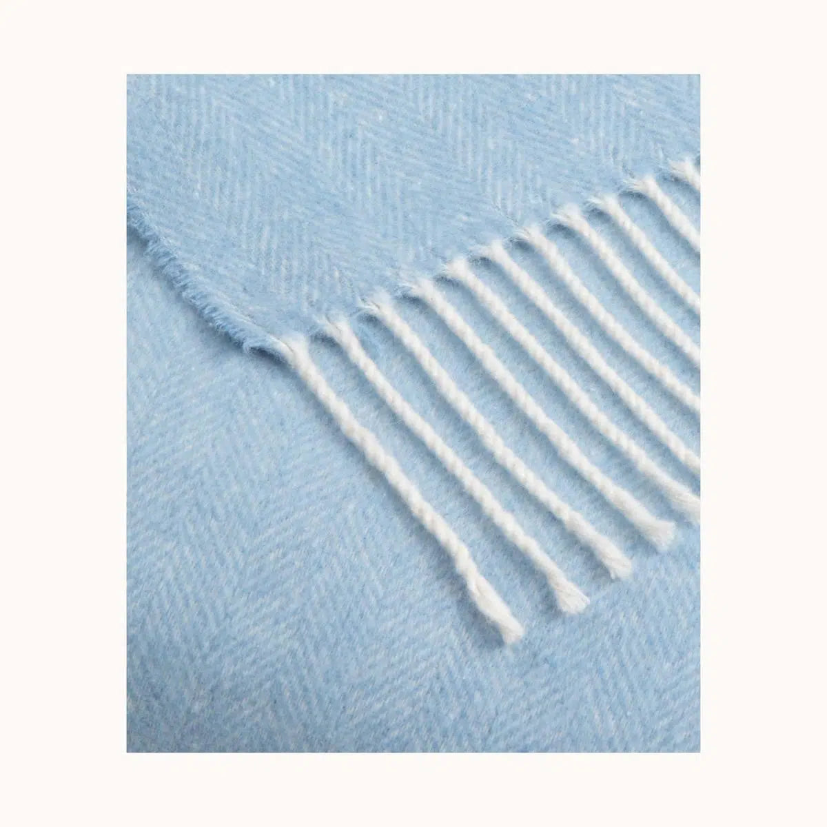 Super Soft Babele Herringbone - Plaid in Cotone Riciclato | Cartazucchero