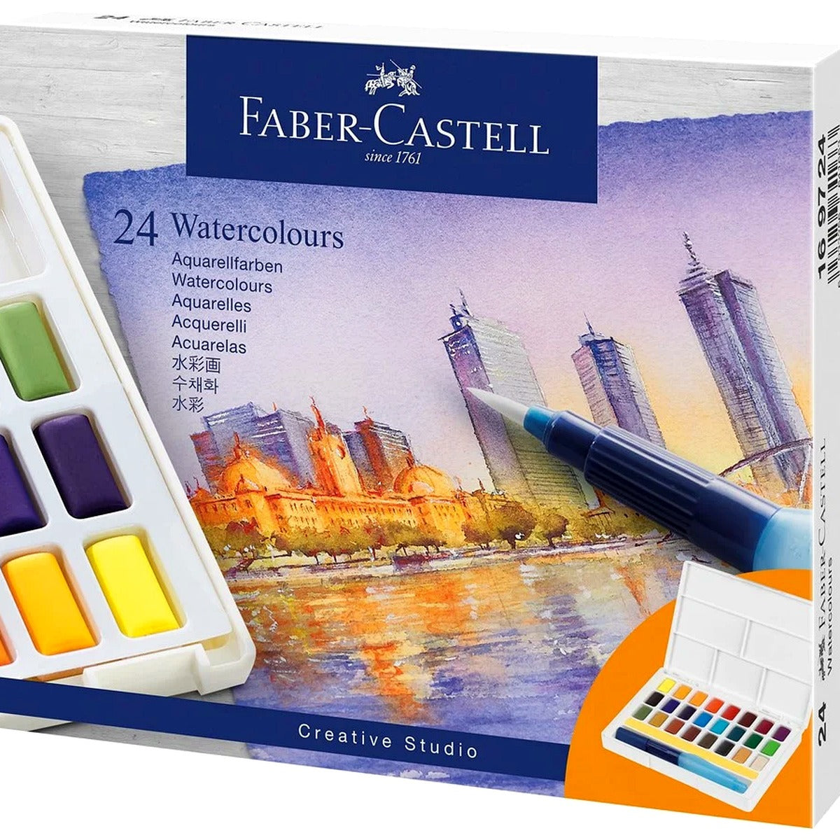 Acquerelli Faber-Castell 24 colori