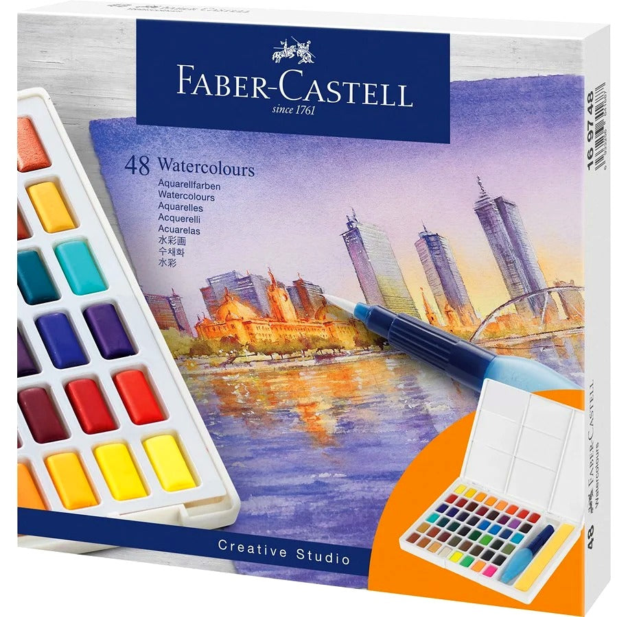 Acquerelli Faber-Castell 48 colori