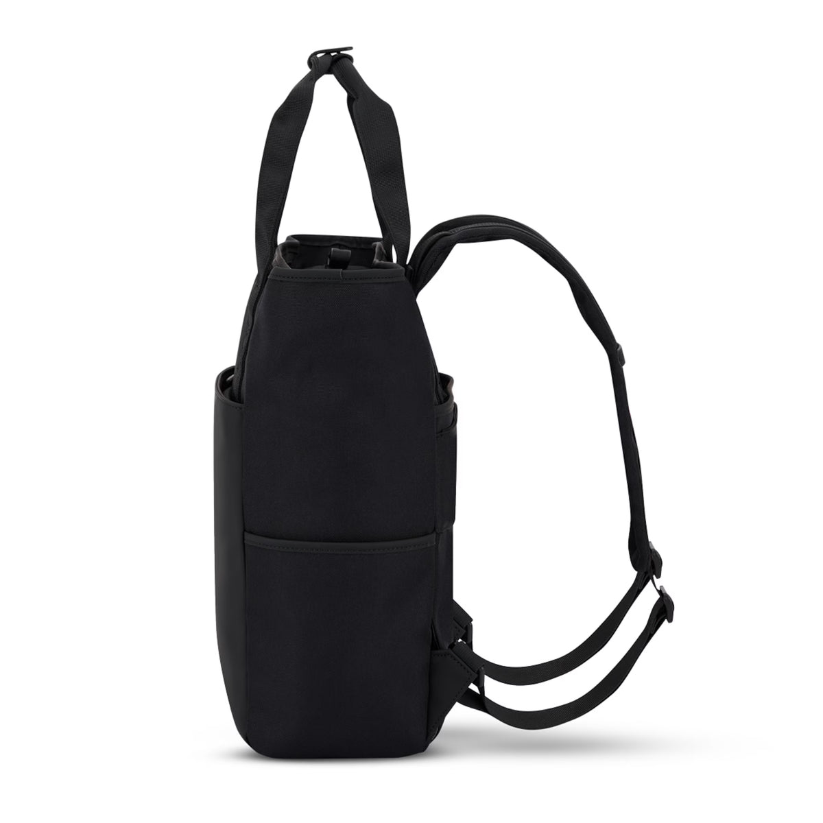 Zaino Lindby All Black – Stile roll-top flessibile e dinamico