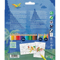 Carica l'immagine nel visualizzatore della galleria, Pastelli Colour Grip Dinosauri 18 colori
