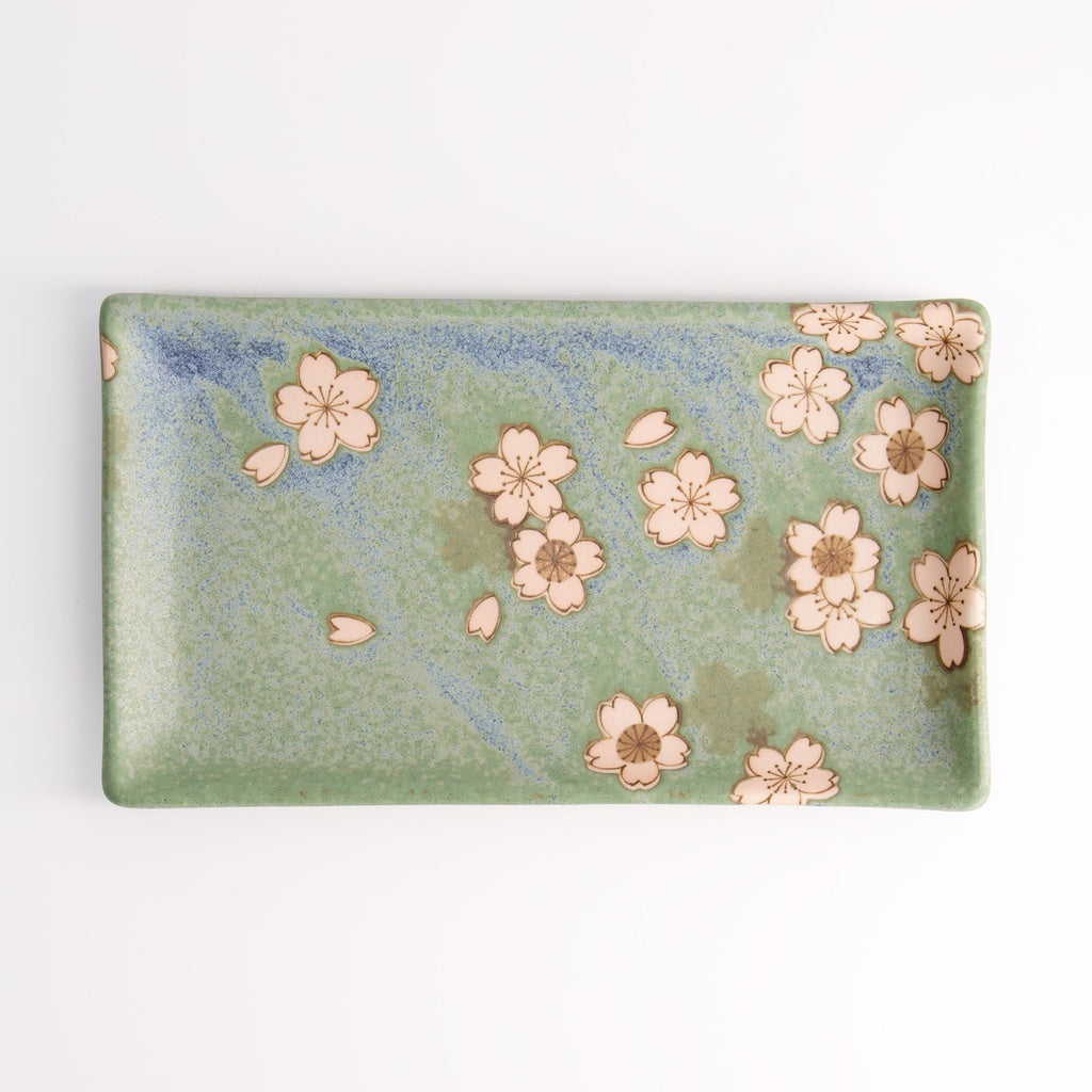 Piatto Sakura verde