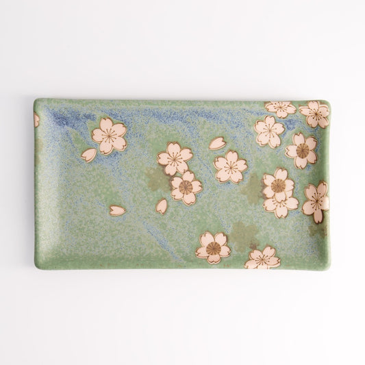 Piatto Sakura verde
