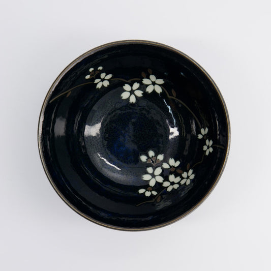 Ciotola Ramen in Porcellana Sakura - Cobalt Blue Diam. 19,5 cm  h. 7,5 cm.