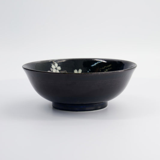 Ciotola Ramen in Porcellana Sakura - Cobalt Blue Diam. 19,5 cm  h. 7,5 cm.