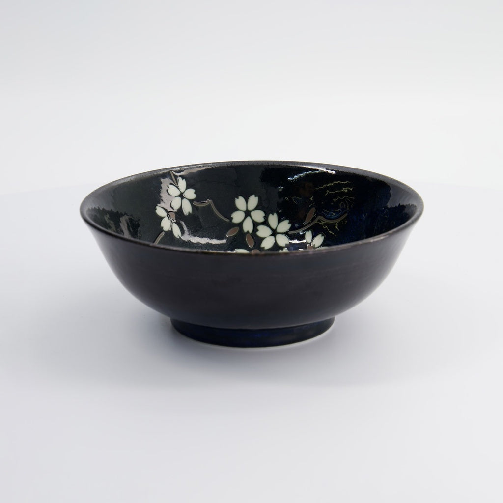 Ciotola Ramen in Porcellana Sakura - Cobalt Blue Diam. 19,5 cm  h. 7,5 cm.