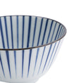 Carica l'immagine nel visualizzatore della galleria, Bowl Natsu Tokusa in ceramica blu e bianco Ø 17,8 cm (Copia)
