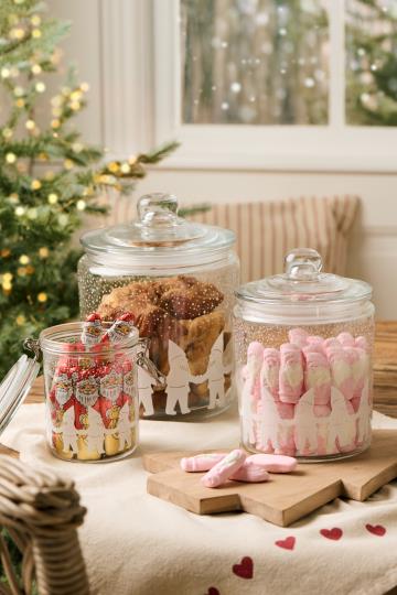 Barattolo in vetro Santa's Helpers 4000 ml