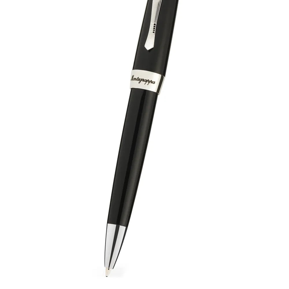 Montegrappa Elmo 02 Penna Stilografica Jet Black Medium