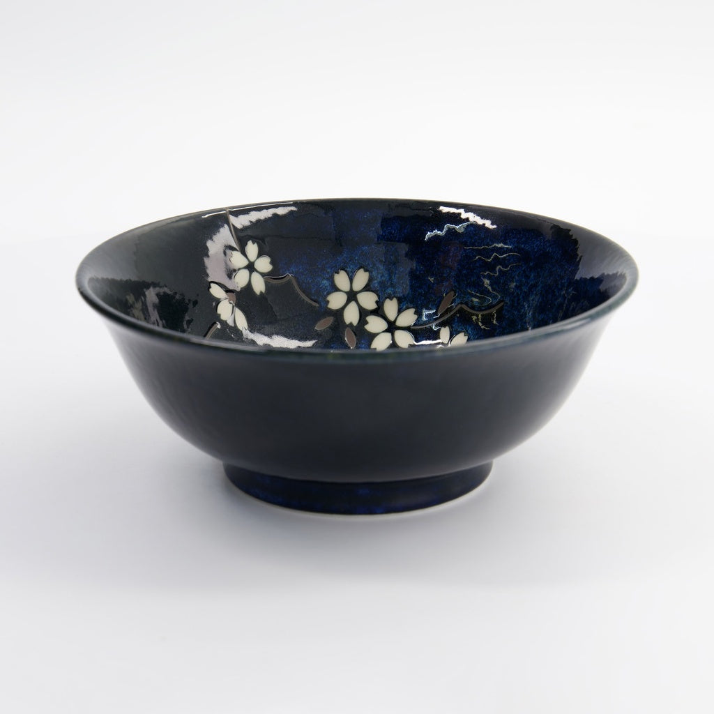 Ramen Bowl Cobalt Blue Sakura 20,5x8cm 1200ml