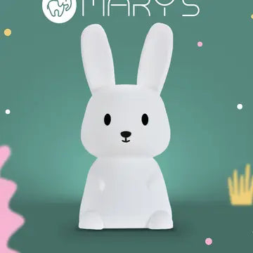 Lampada notturna LED Big Bunny bianca