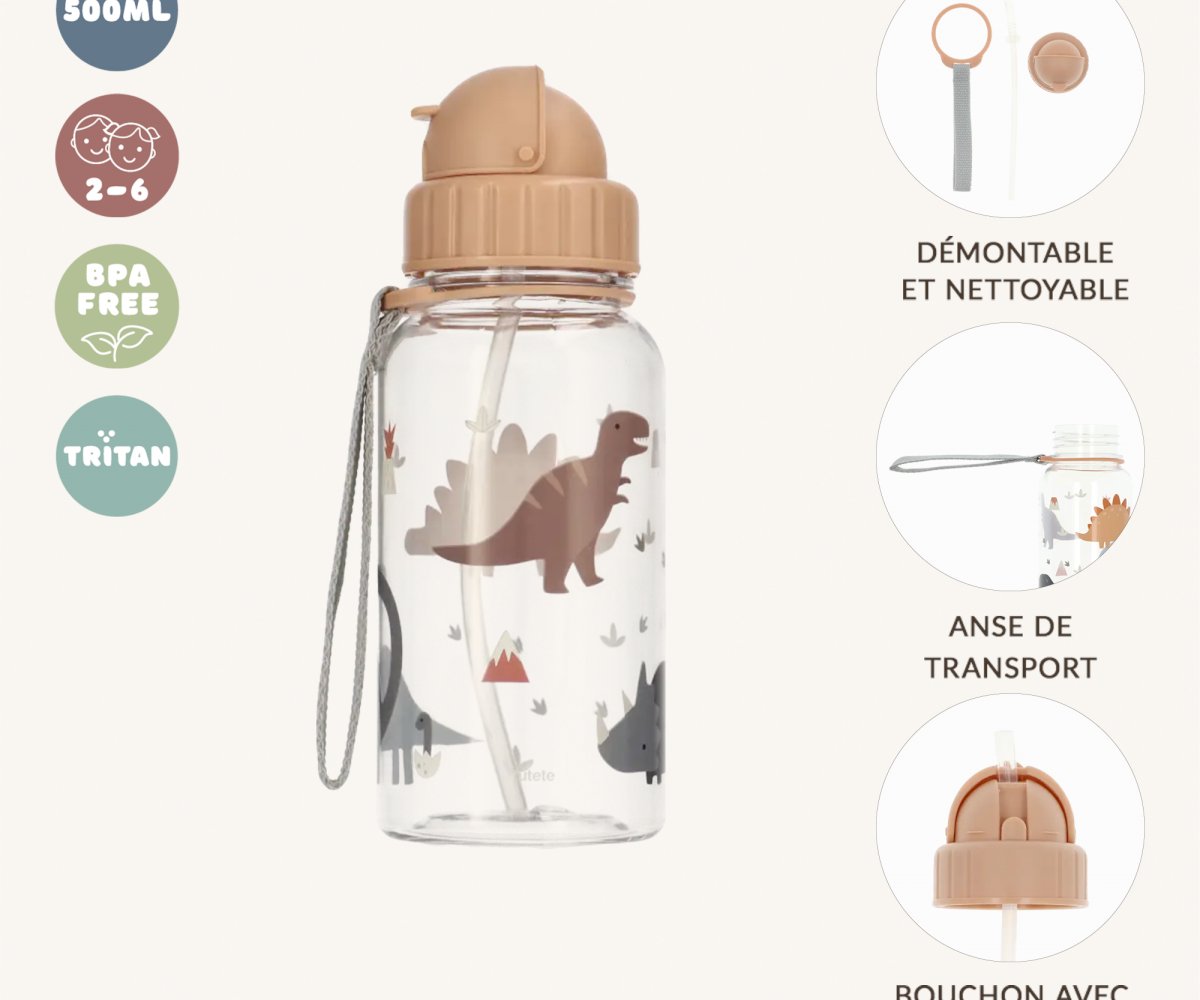 Borraccia in Plastica Tutete Dinos World 500 ml