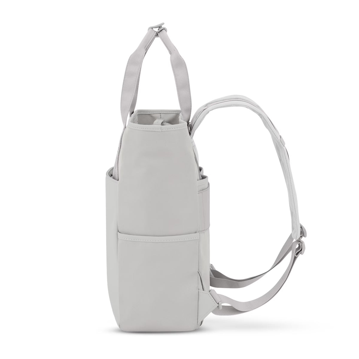 Zaino Lindby Greige – Stile roll-top flessibile e dinamico