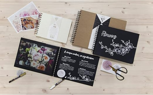 Clairefontaine 95432 C Album A Copertina Rigida Con 40 Fogli 21 X 16 Cm 200 G Kr