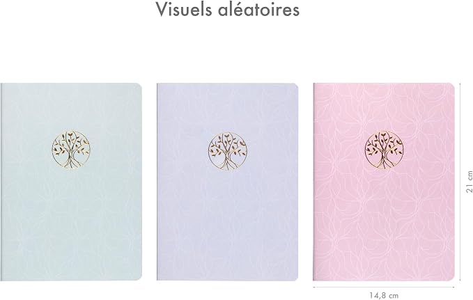 Quaderno A5 Clairefontaine Inspire "Albero della Vita" – 64 Pagine Righe