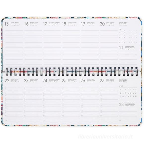 Planning da Scrivania Legami 2027 Spiralato Travel Stickers