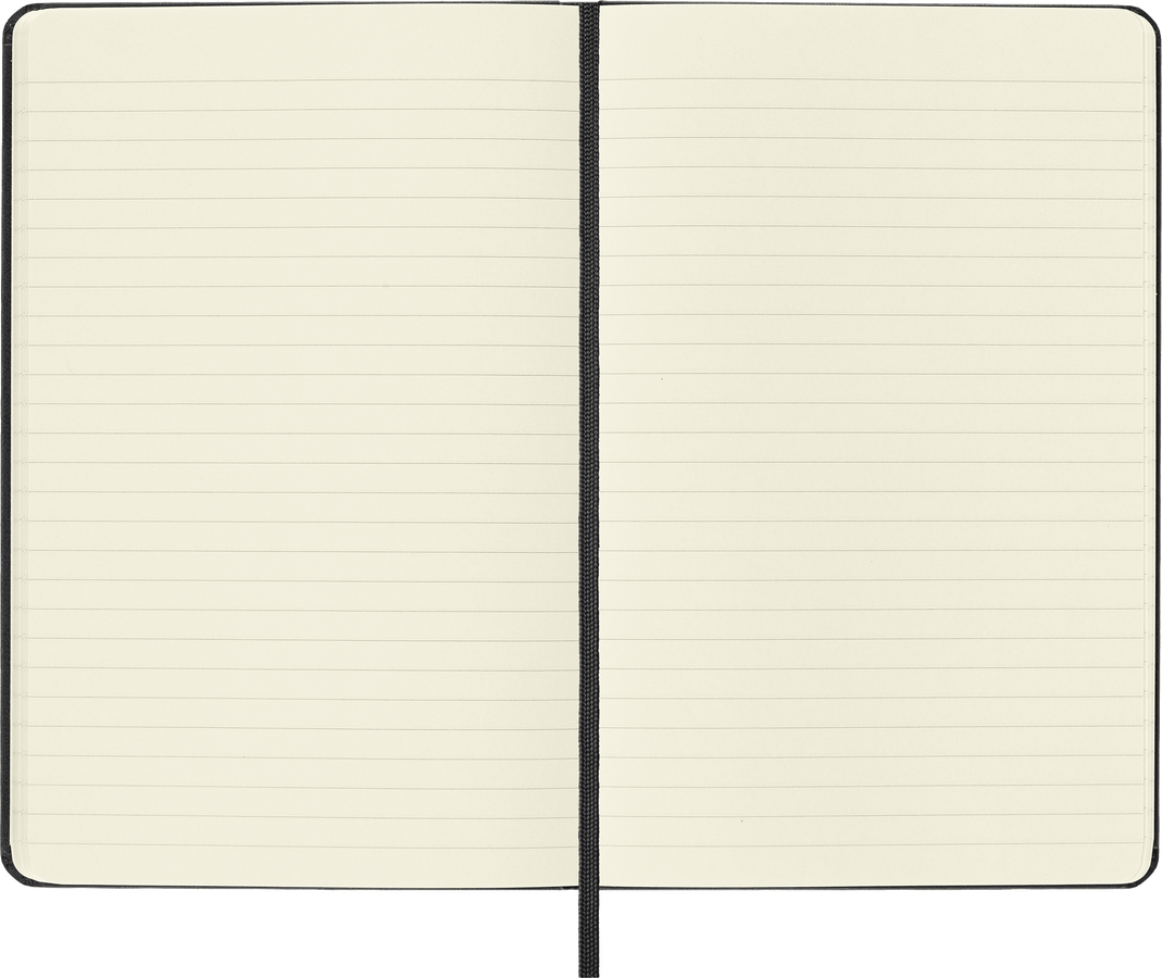 Moleskine Classic Medium a righe copertina rigida nera