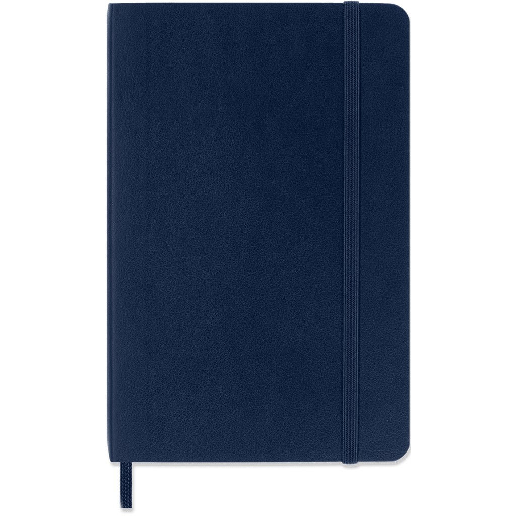 Moleskine Classic Pocket pagine bianche copertina morbida blu zaffiro