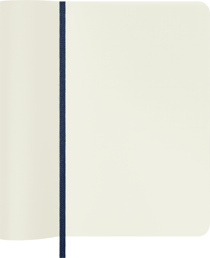 Moleskine Classic Pocket pagine bianche copertina morbida blu zaffiro