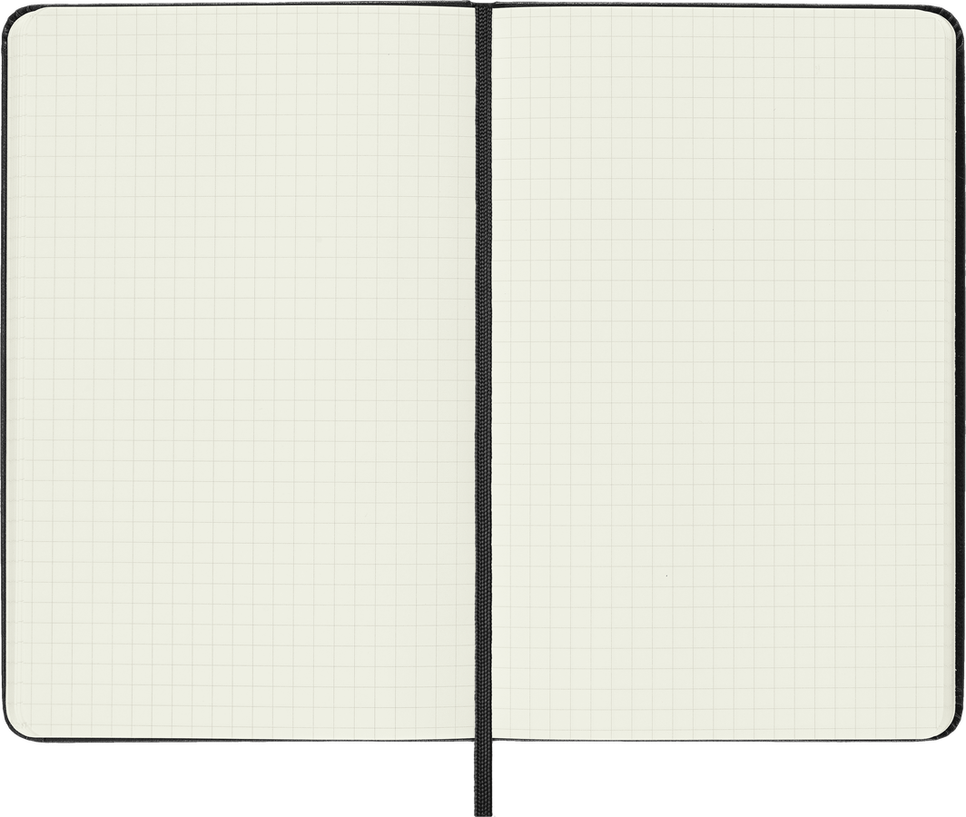 Moleskine Classic Medium a quadretti copertina rigida nera