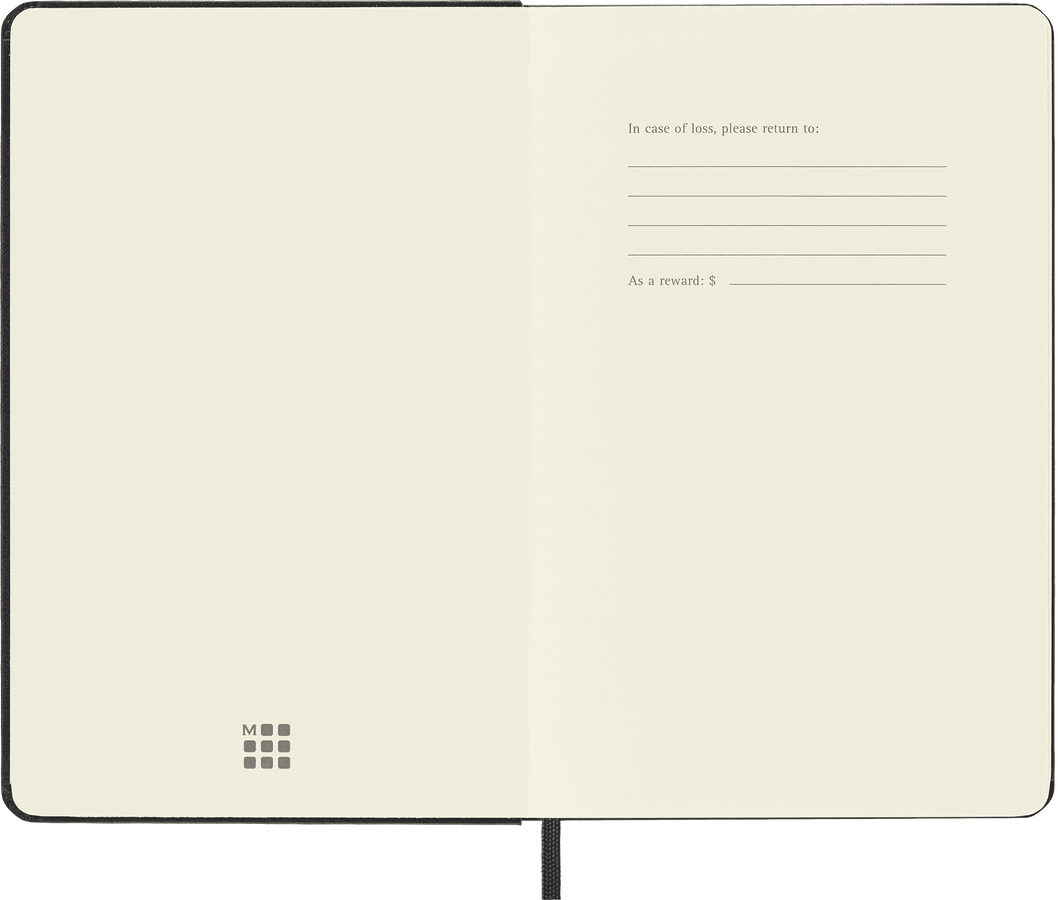 Moleskine Classic Medium puntinato copertina rigida nera