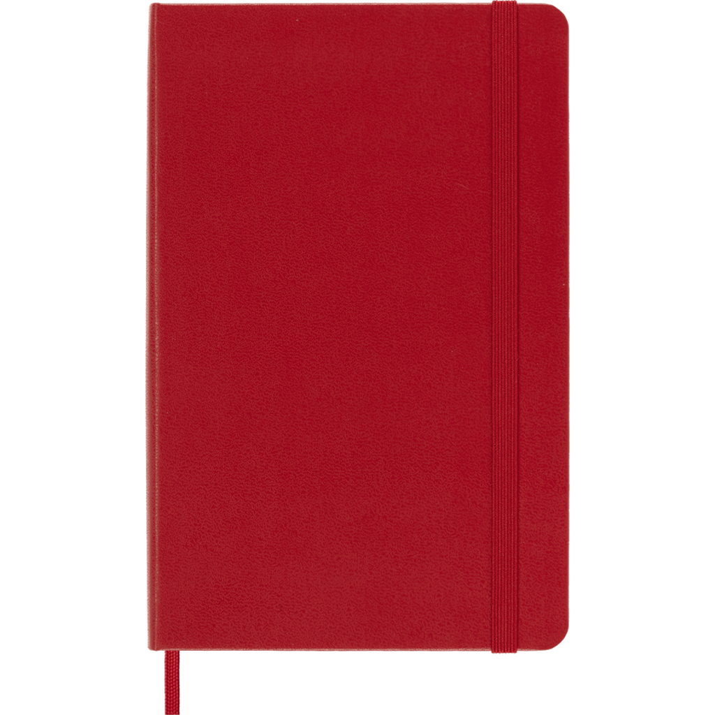 Moleskine Classic Medium 11,5×18 cm a Righe Copertina Rigida - Rosso Scarlatto
