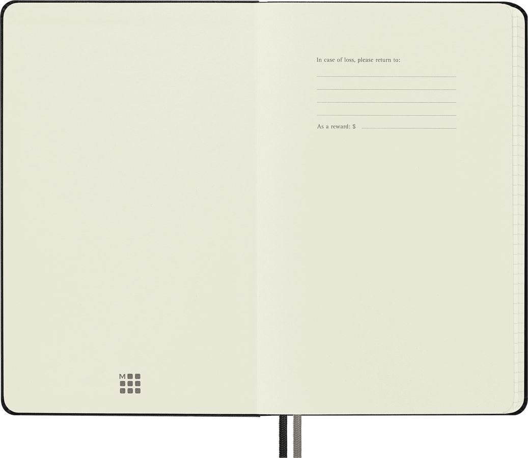 Moleskine Classic Expanded Large a quadretti copertina rigida nera