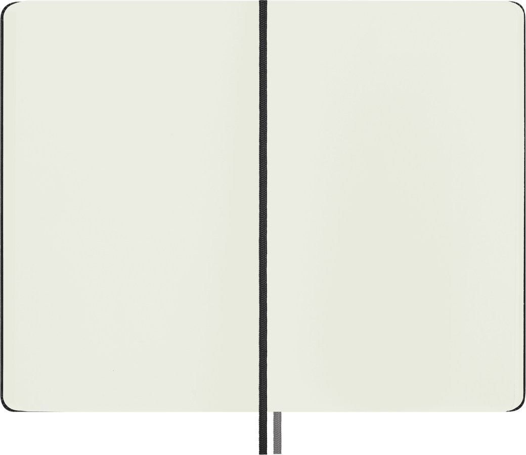 Moleskine Classic Expanded Large pagine bianche copertina rigida nera