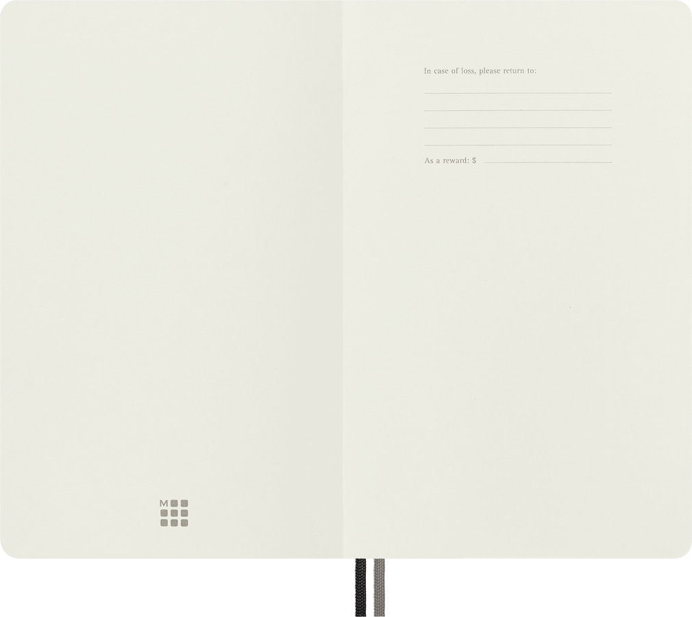 Moleskine Classic Expanded Large a righe copertina morbida nera
