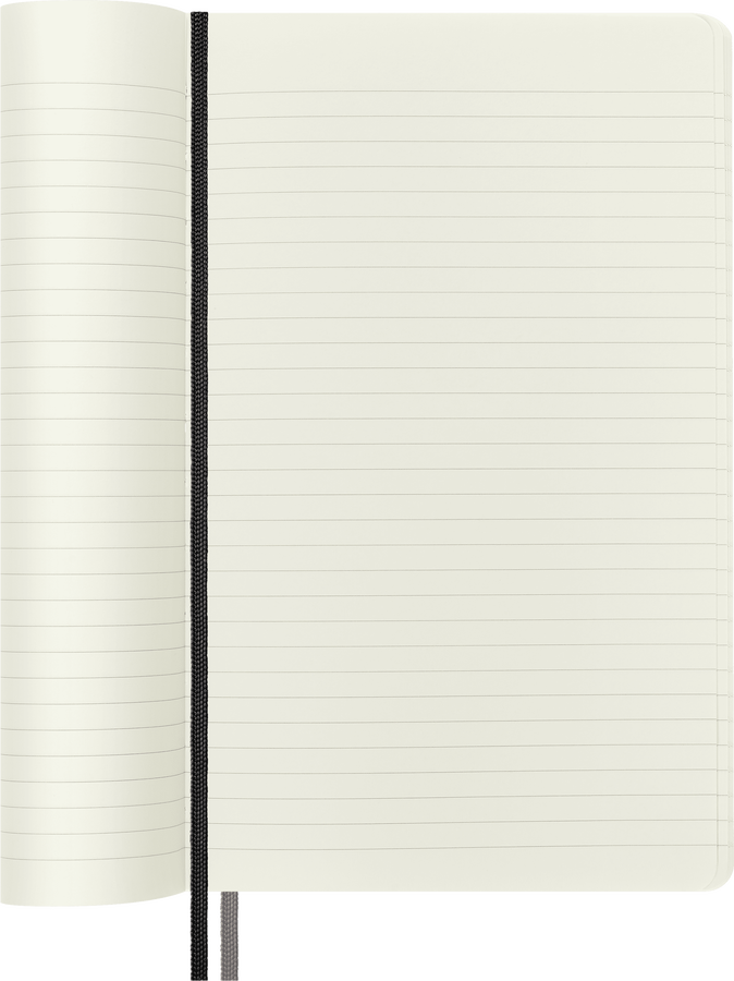 Moleskine Classic Expanded Large a righe copertina morbida nera