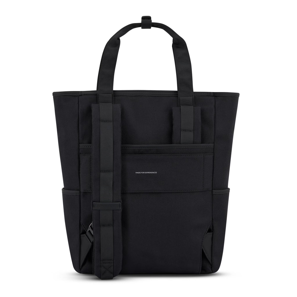Zaino Lindby All Black – Stile roll-top flessibile e dinamico